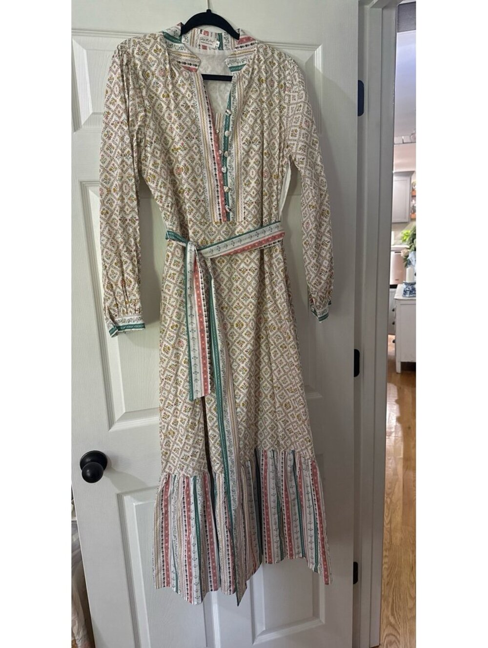 Shop The Mint Came To Play Green Floral Maxi Dress
Size Medium NWOT